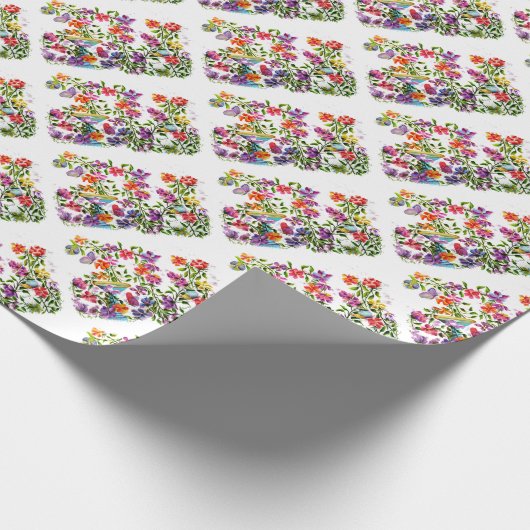 PAW PRINTS BIRD BATH WRAPPER PAPIER (Hoek)