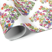 PAW PRINTS BIRD BATH WRAPPER PAPIER (Rol Hoek)