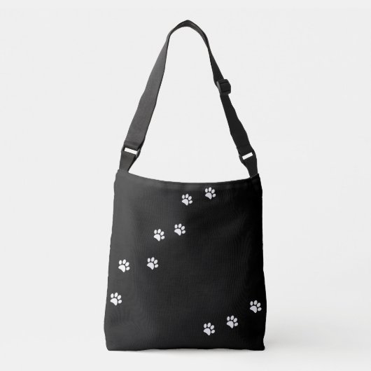 Paw Prints Crossbody Bag Crossbody Tas (Voorkant)