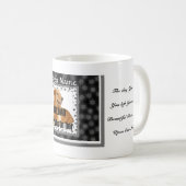 Paw Prints Dog Memorial Keepslag Koffiemok (Voorkant rechts)