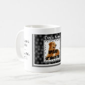 Paw Prints Dog Memorial Keepslag Koffiemok (Voorkant links)