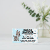 Paw Prints Doggie Day Care Visitekaartje (Staand voorkant)