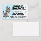 Paw Prints Doggie Day Care Visitekaartje (Voorkant / Achterkant)