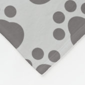 Paw Prints Fleece Deken (Hoek)
