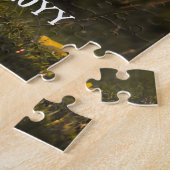 Paw Prints Forever Gemist Hond Foto Memorial Legpuzzel (Zijkant)