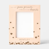 Paw Prints Forever Pet Memorial Gegraveerde Lijstjes (Voorkant)