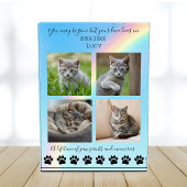 Paw Prints & Herinneringen-Rainbow Cat Memorial- Fotoblokken