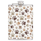 Paw Prints  Heupfles (Voorkant)