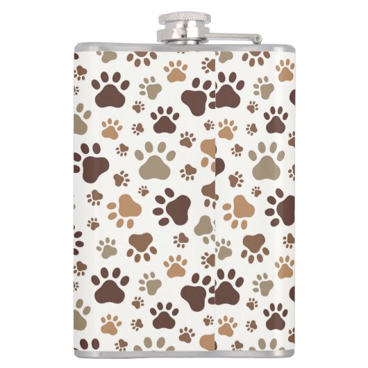 Paw Prints  Heupfles (Achterkant)