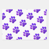 Paw Prints Huisdieren Honden Katten Dier Multi Kle Inpakpapier Vel (Voorkant 3)