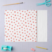 Paw Prints Huisdieren Honden Katten Rood Twee Toon Tissuepapier (Craft)