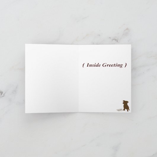 Paw Prints in Circles Hond Kaarten (Binnen)