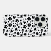 Paw Prints IPhone 15 Pro Case iPhone Hoesje (Achterkant horizontaal)