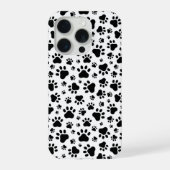 Paw Prints IPhone 15 Pro Case iPhone Hoesje (Achterkant)
