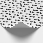 Paw Prints kat hond dier patroon Cadeaupapier (Hoek)