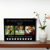 Paw Prints & Memories-Custom Memorial voor een hon Fotoblokken