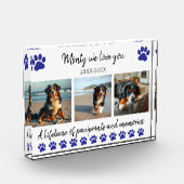 Paw Prints & Memories-Custom Pet- Fotoblok (Links)