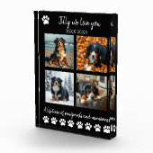 Paw Prints & Memories-Custom Pet- Fotoblok (Rechts)