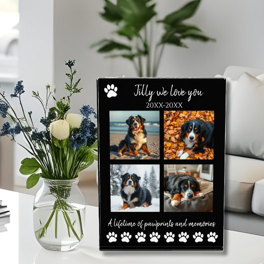 Paw Prints & Memories-Custom Pet- Fotoblok