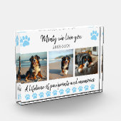Paw Prints & Memories-Custom Pet- Fotoblok (Links)