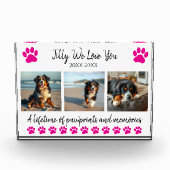 Paw Prints & Memories-Custom Pet- Fotoblokken (Voorkant)