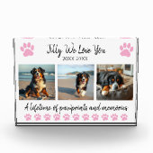 Paw Prints & Memories-Custom Pet- Fotoblokken (Voorkant)