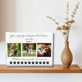 Paw Prints & Memories-Custom Pet- Fotoblokken