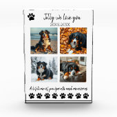 Paw Prints & Memories-Custom Pet- Fotoblokken (Voorkant)