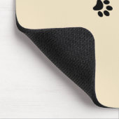 Paw Prints Mousepad Muismat (Hoek)