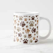 Paw Prints Mug Grote Koffiekop (Rechts)