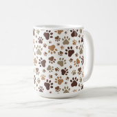 Paw Prints Mug Koffiemok (Voorkant rechts)