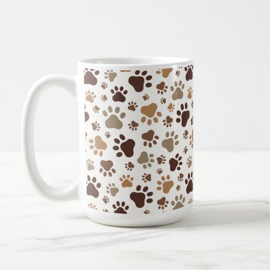 Paw Prints Mug Koffiemok (Links)