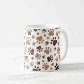 Paw Prints Mug Koffiemok (Voorkant rechts)