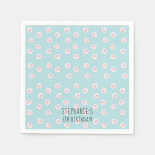 Paw Prints Napkins Servet