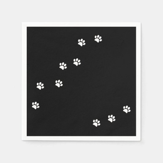 Paw Prints Napkins Servet (Voorkant)