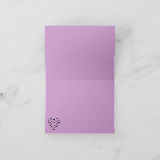 Paw Prints Note Card with Name Notitiekaartje (Binnen)