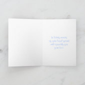 Paw Prints On Your Heart pet sympathy card Kaart (Binnen)