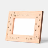 Paw Prints op onze harten Huisdier Memorial Gepers Gegraveerde Lijstjes (Links)