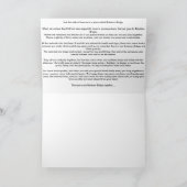 Paw Prints op onze harten Regenboogbrug Kaart (Binnen)