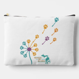 Paw Prints Paardenbloem Accessoire Reiszakje Etui