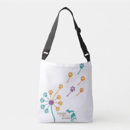 Paw Prints Paardenbloem Crossbody of Schoudertas Crossbody Tas
