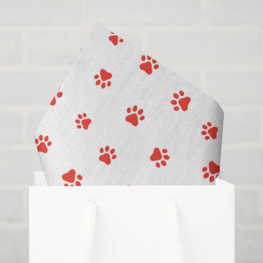 Paw Prints Pet Lovers Honden Katten Huisdieren Roo Tissuepapier (Cadeauzakje)
