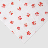 Paw Prints Pet Lovers Honden Katten Huisdieren Roo Tissuepapier (Detail)