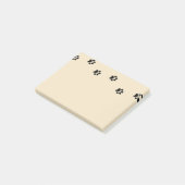 Paw Prints Post Het Notities Post-it® Notes (Schuin)