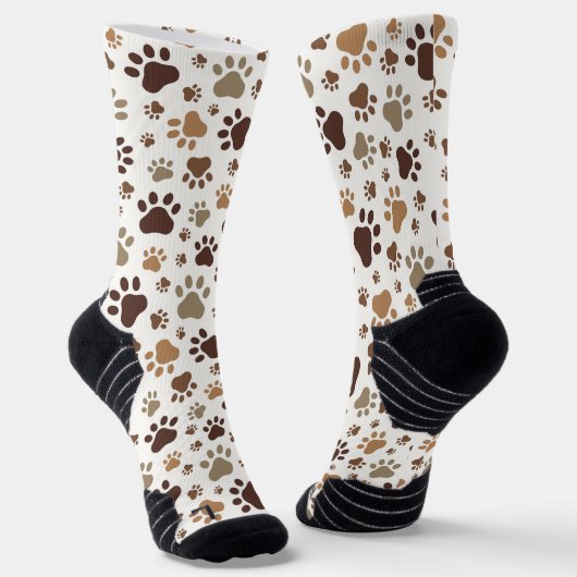 Paw Prints Socks Sokken (Gebogen)