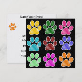 Paw Prints - SRF Kaart (Voorkant / Achterkant)