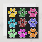 Paw Prints - SRF Kaart (Voorkant)