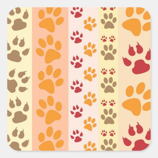 Paw prints stickers (Voorkant)