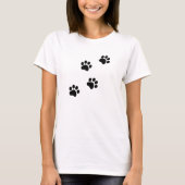 Paw prints t shirt (Voorkant)