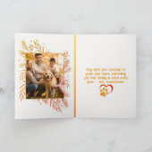 Paw Prints That Never Fade Photo Collage Sympathy Kaart (Binnen)